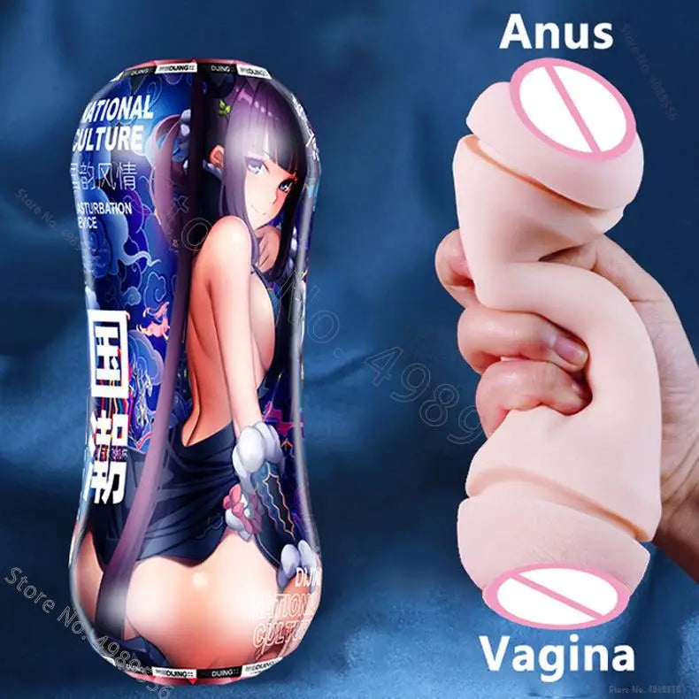 Japanese-Style Silicone One-Hole Anime Girl Toy