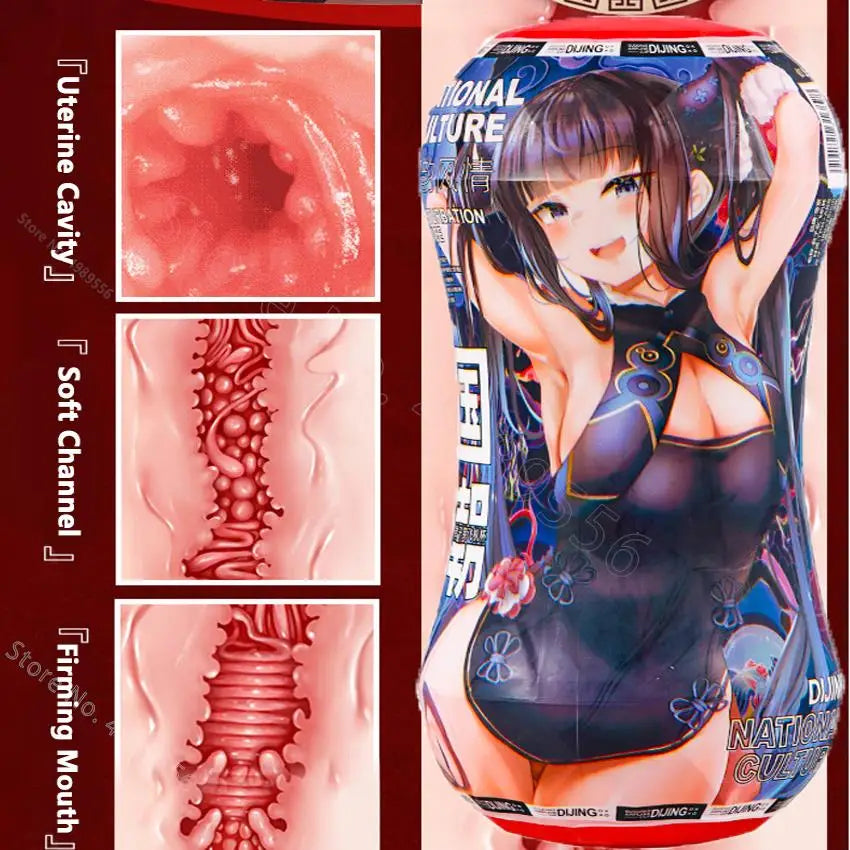 Japanese-Style Silicone One-Hole Anime Girl Toy